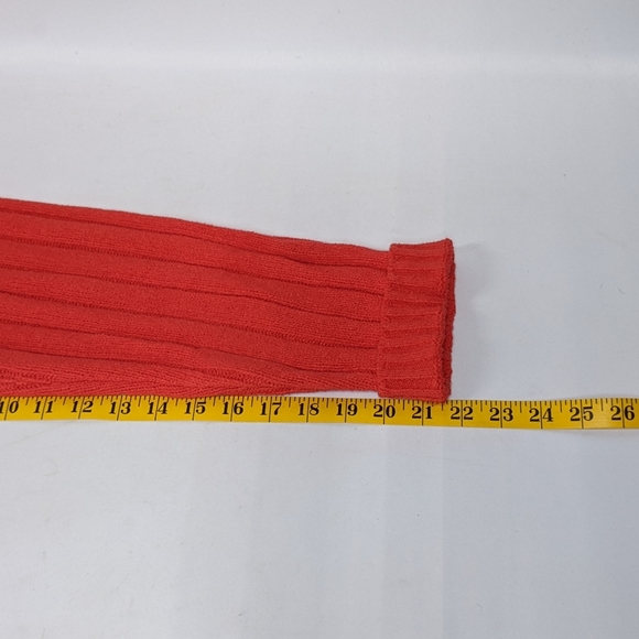 United Colours of Benetton Vintage Red Knit Sweater, Size XL - Picture 6 of 11